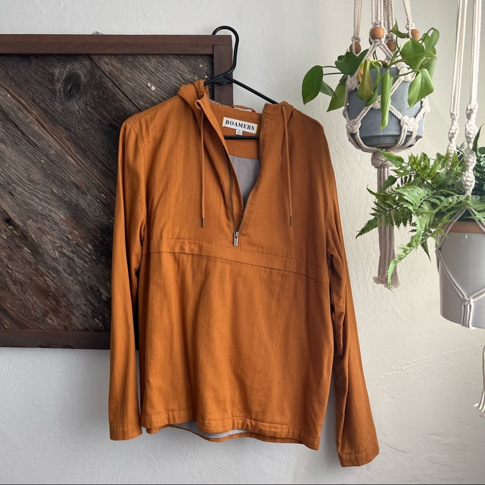 Rainer’s Half Zip Mustard Jacket - S